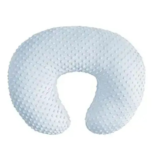 OWLOWLA Minky Nursing Pillow Cover (Baby Blue)
