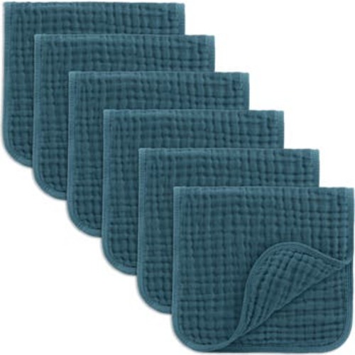 Muslin Burp Cloths - Pack of 6