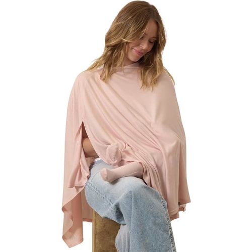 Solly Baby Nursing Cover, Ultra-Breathable, Lightweight Breastfeeding Cover-Up, Buttery-Soft Fabric, Universal Fit, Postpartum Essentials, Newborn Must Haves, Ballet