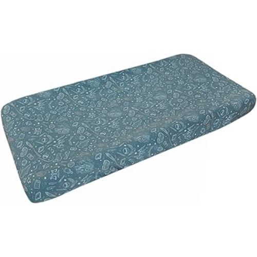 Premium Knit Changing Pad Cover by Copper Pearl: Soft, Stylish, and Universal Fit for All Standard Diaper Changing Pads, Trendy Design Changing Pad Covers, Hogwarts™