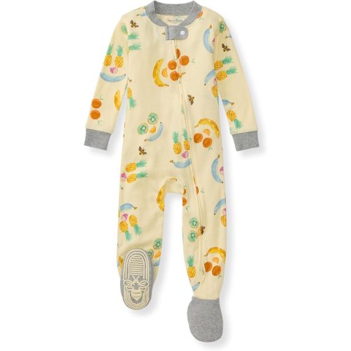 Burt's Bees Baby baby-boys Sleeper Pjs, 100% Organic Cotton, One-piece Footie, Zip Up Jumpsuit, Snug Fit Pajamas