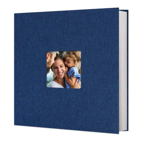 Classic Large Self Adhesive Photo Album Scrapbook Album - Linen Cover – Vienrose Album