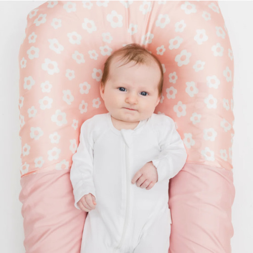 Silk Bassinet/Lounger Sheet - Daisy