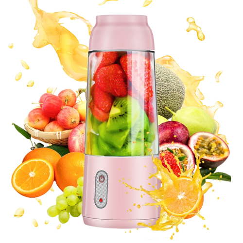 Vadktai Portable Blende, Fruit Juice Mixer, Mini Portable Rechargeable Juicing Mixing Crush Ice Smoothie Travel Blender Mixer Machine