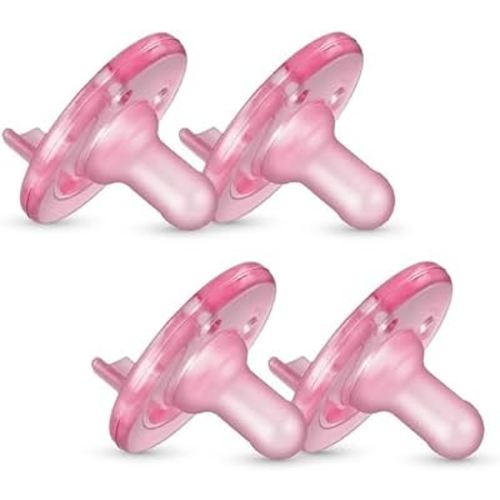Philips AVENT Soothie 3-18 months, pink/pink, 4 pack, SCF192/47