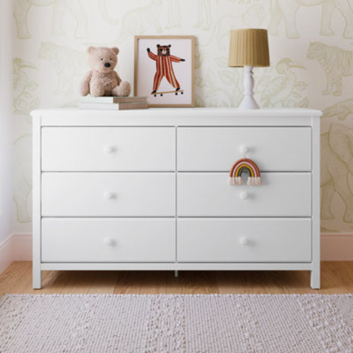 Alpine 6 Drawer Double Dresser | Wayfair