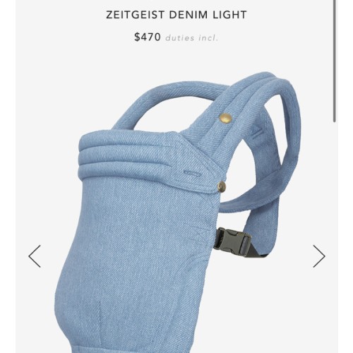 Denim Light | Zeitgeist Baby Carrier | SHOP ARTIPOPPE