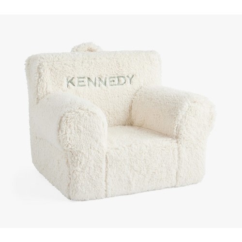 My First Cream Sherpa Anywhere Chair® | Toddler Armchair | Pottery Barn Kids
