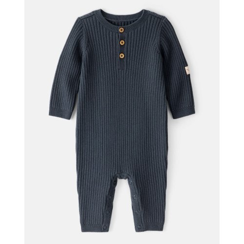 Baby Button-Down Sweater Jumpsuit - Carter's | Carter's