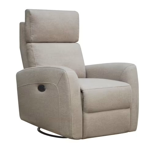 Eastern Shore Jordan Triple Power Swivel Glider Recliner in Camel Tan