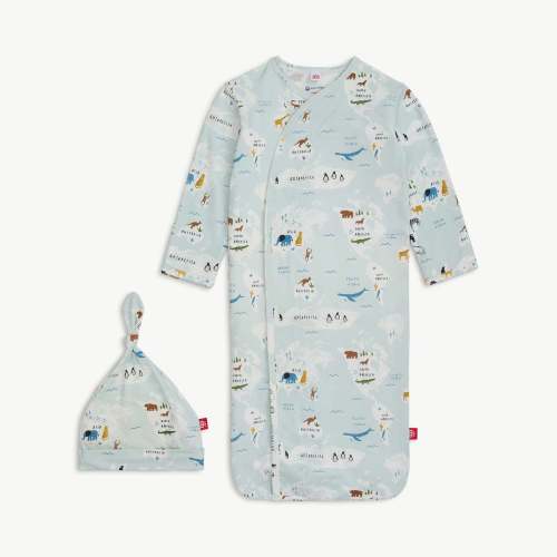 0-3M | modal magnetic cozy sleeper gown