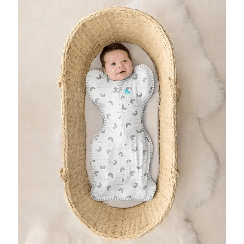Swaddle Up™ 1.0 TOG Cotton White Rainbow Dream