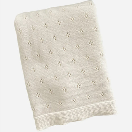 Organic Cotton Heirloom Pique Blanket
