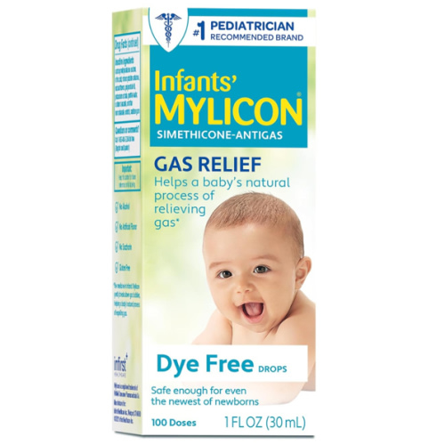 MYLICON Infants Gas Relief Drops for Infants and Babies, Dye Free Formula, 1 Fluid Ounce