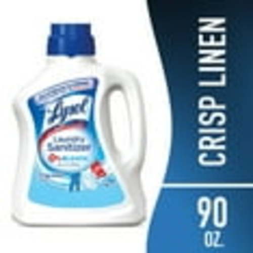 Lysol Laundry Sanitizer, Crisp Linen, 90 oz, Rinse Additive, Kills Bacteria, Removes Odors
