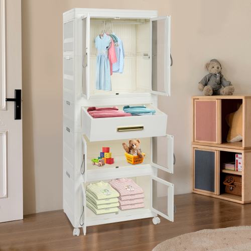 Baby Clothes Cabinet Free Standing Storage Organizer