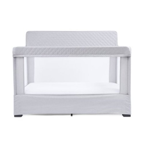 Baby Delight Lunaire Full-Size Mesh Infant Crib & Playard, Pebble Grey