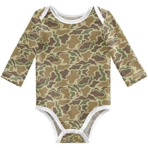 Unisex Baby Bodysuit Long Sleeve Newborn Infant Outfit Soft Cotton Romper Baby Clothes for Boy Girl 0-24 Months