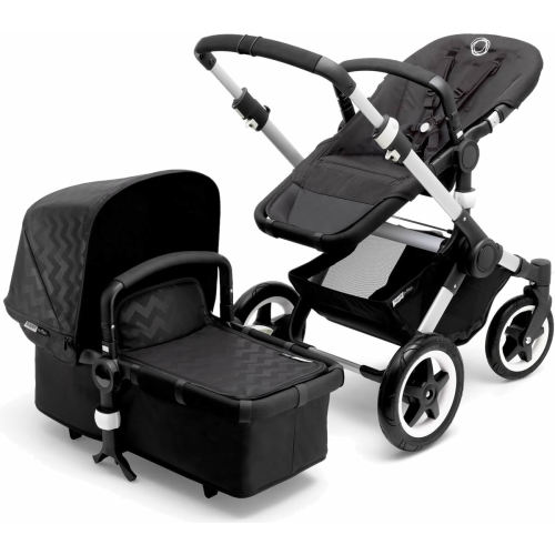 Bugaboo Buffalo Stroller - Silver/Shiny Chevron - D