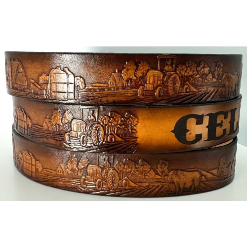 Child's Name Belt, FARMING SCENE matches adult NBT114