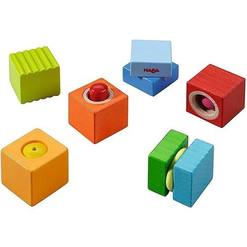 HABA Fun with Sounds Wooden Discovery Blocks