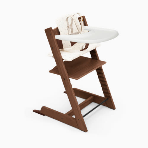 Stokke Tripp Trapp High Chair Complete² - Whitewash/Nordic Grey Cushion/White Tray