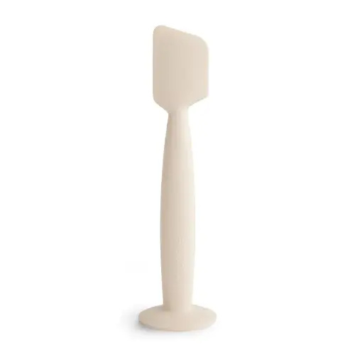 mushie Diaper Cream Applicator Soft Silicone with Suction Base (Shifting Sand)