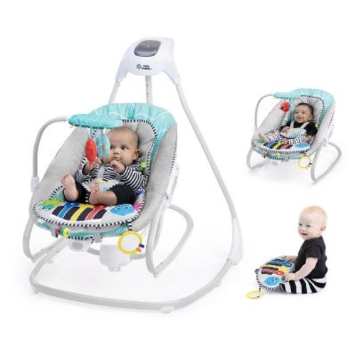 Baby Einstein Ocean Explorers Kick to It 4-in-1 Musical Swing & Rocker with Piano
