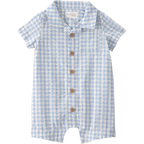 little planet by carter's unisex-baby Waffle Knit Button-Front Jumpsuit made with Organic Cotton