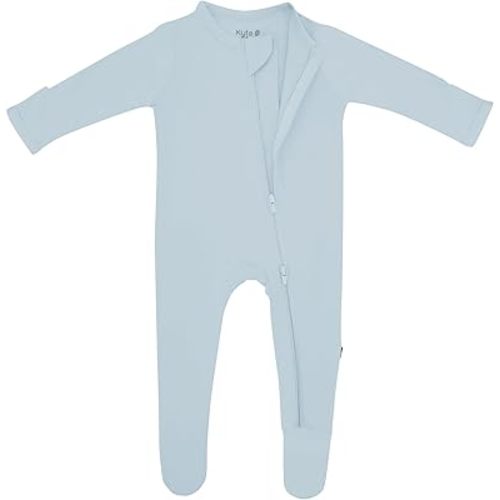 Amazon.com: KYTE BABY Unisex Zipper Closure Footies, Rayon Made From Bamboo (Newborn, Fog) : Clothing, Shoes & Jewelry