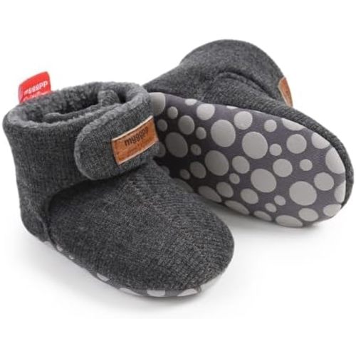 Ohwawadi Infant Baby Slippers Girls Boys Booties Warm Baby Socks Shoes Newborn Crib Shoes Baby Footwear Prewalkers