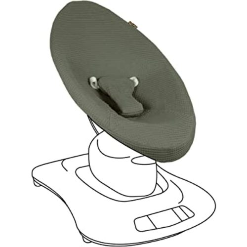 UKJE Liner Baby Rocker Cover- Compatible with Old Model 4moms mamaRoo 4- Baby Swing Cover- Bouncer Cover- Compatible Cover Over The 4moms Mamaroo 4 Swing & Rockaroo Bouncer - Green
