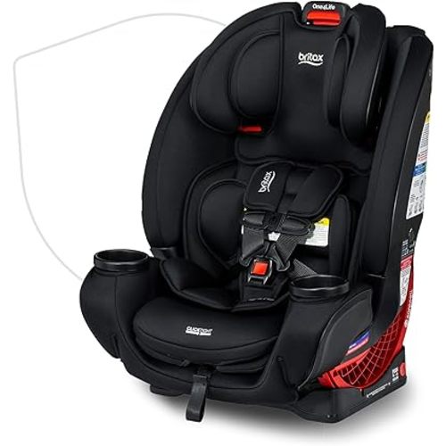 Britax One4Life Convertible Car Seat, 10 Years of Use from 5 to 120 Pounds, Converts from Rear-Facing Infant Car Seat to Forward-Facing Booster Seat, Machine-Washable Fabric, Onyx