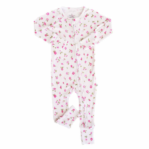All Bamboo Waffle Convertible Zip Rompers