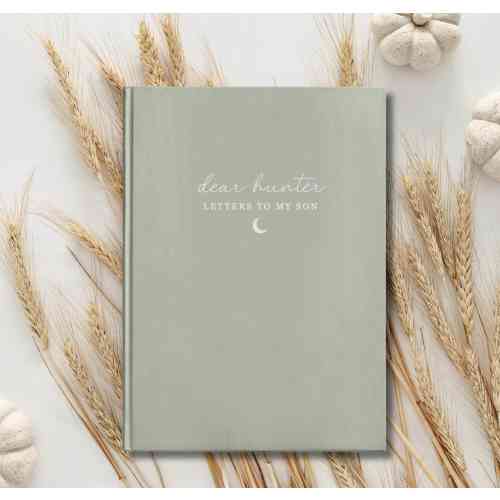 Letters To My Son Notebook - Personalized Dear Son Journal - Baby Boy Shower Gift - Memory Keepsake Book - Custom Son Birthday Gift