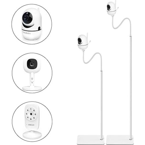 68.8" Adjustable Height Baby Monitor Floor Stand Holder for HelloBaby HB6550/HB65/HB6558/HB66/HB248,Nanit Pro Smart Baby Monitor & Flex Stand,ANMEATE SM935E,Vtech VM901/VM919 Baby Monitor Camera