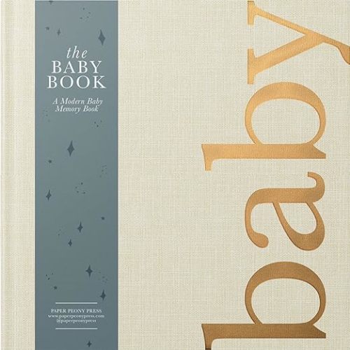 Amazon.com: The Baby Memory Book: Beautiful Modern Baby Book and Scrapbook for Baby's First Years to Track Special Moments, Milestones and Growth from Pregnancy to First 5 Years: 9781952842160: Paper Peony Press: Books