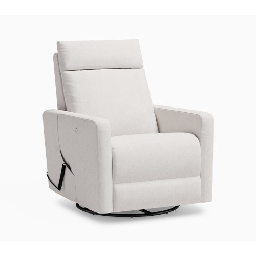 Paxton Deluxe Recliner with Heat and Massage Brushed Chenille Dove