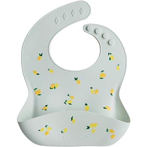 Loulou Lollipop Soft, Waterproof Silicone Feeding Bib for Babies and Toddlers