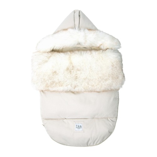 PlushPOD Tundra Water Repellent Faux Fur Lined Car Seat/Stroller Bunting, 0-18 M