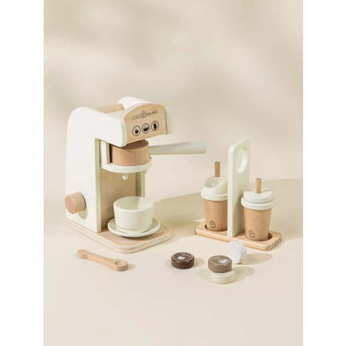 Wooden Coffee Maker Play Set