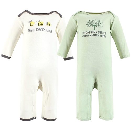 Touched by Nature Baby Girls' Organic Cotton Coveralls