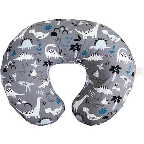 Boppy Nursing Pillow Original Support, Gray Dinosaurs