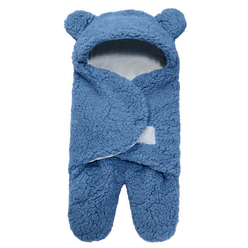 Newborn Baby Cute Cotton Receiving White Sleeping Blanket Boy Girl Wrap Swaddle