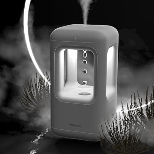 Humidifiers for Bedroom,Small Plant humidifiers Indoor,Anti Gravity Humidifier for Baby Kids Nursery,Cool Mist,Cute
