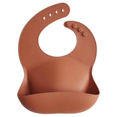 Silicone Baby Bib Clay One Size