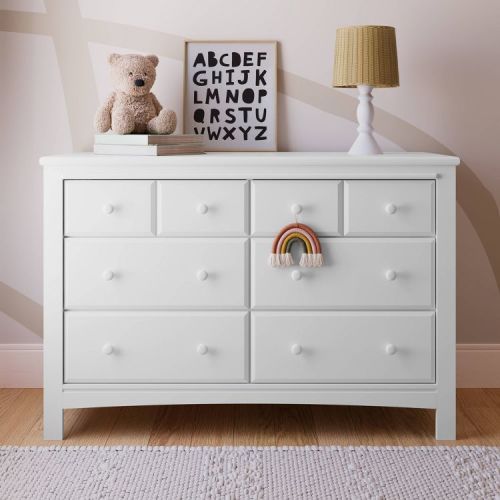 Graco Benton 6-Drawer Double Dresser - White