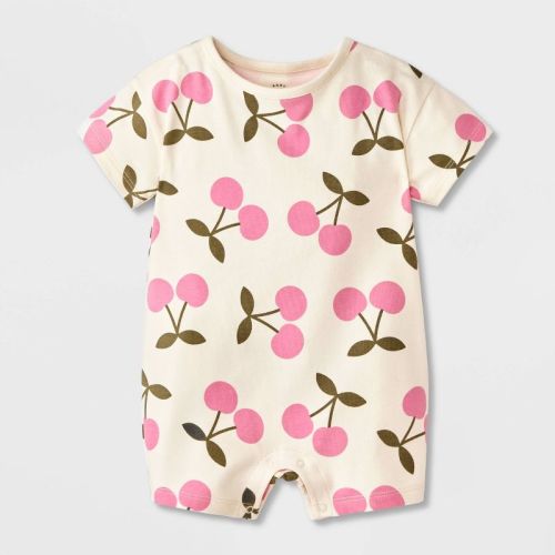 Baby Girls' Short Sleeve Romper - Cat & Jack™