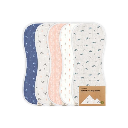 Softe Muslin Baby Burp Cloth, One Size