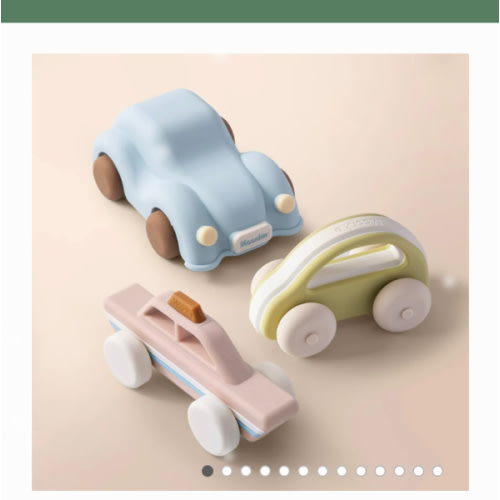 Montessori-Inspired Silicone Car Toys – Soft, Chewable & Durable Vehicles | Moonkie